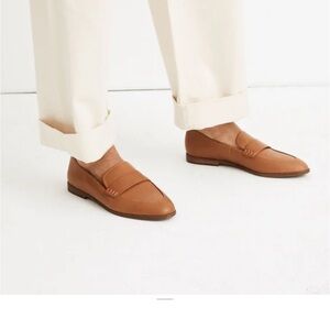 Madewell Tan Leather Loafers